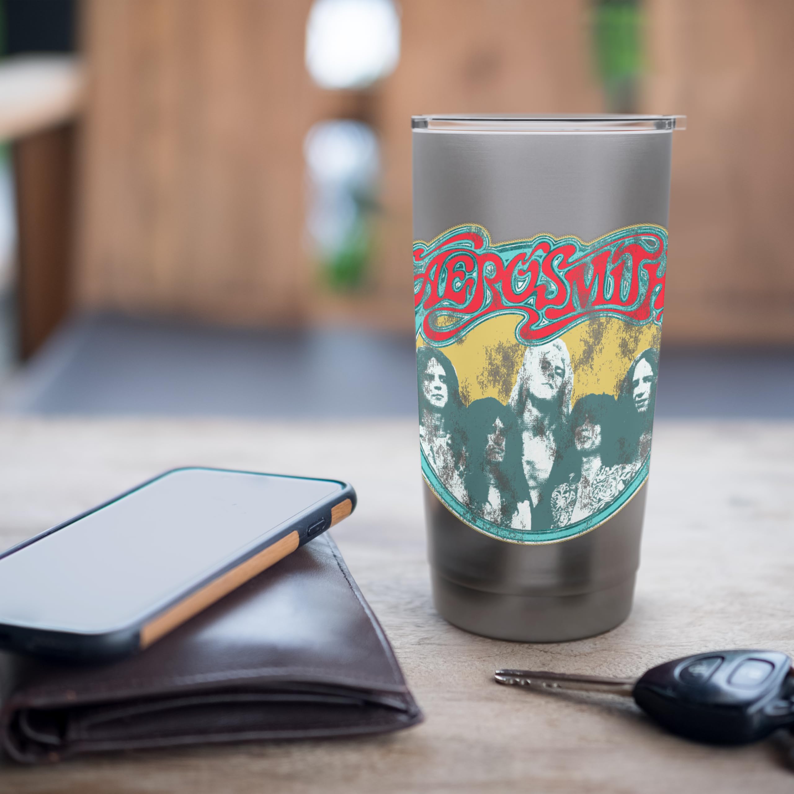 Official Aerosmith Get A Grip Logo Stainless Steel Insulated Tumbler - Image 7