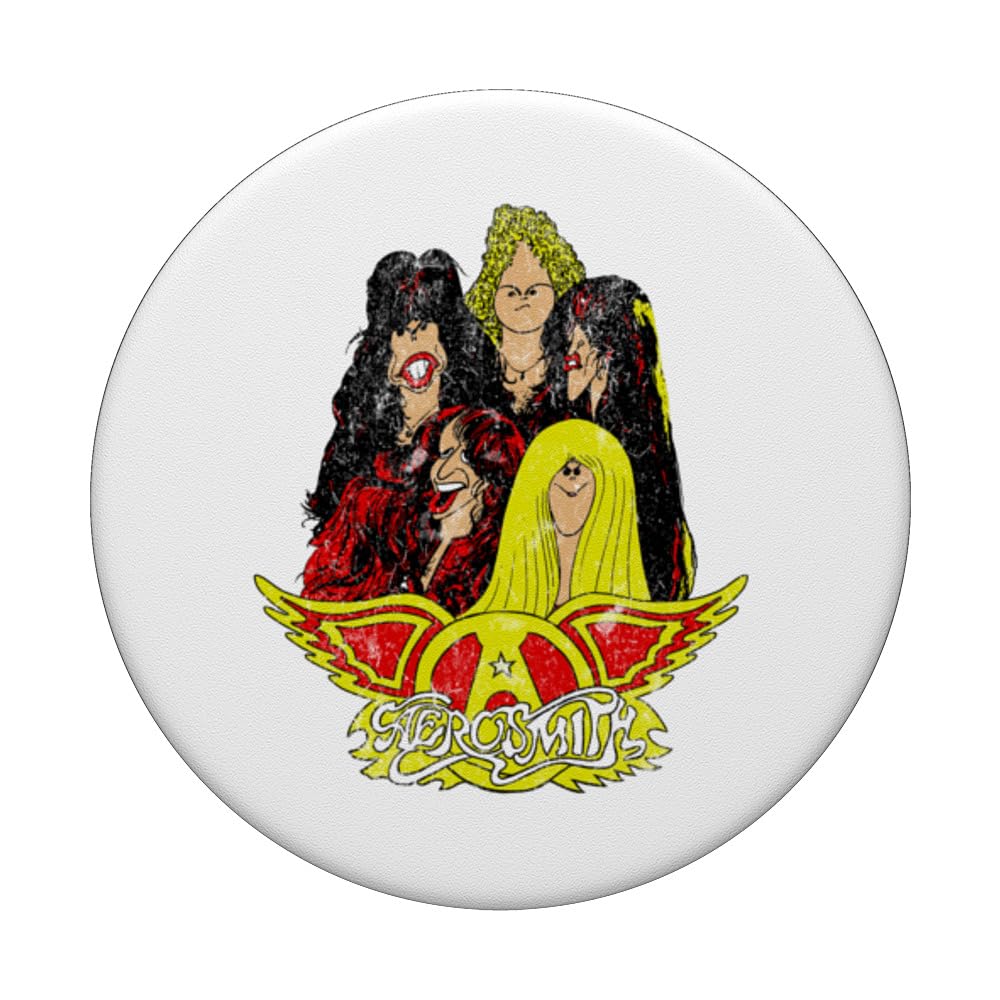 Official Aerosmith Illustrated Faces PopSockets Adhesive PopGrip - Image 3